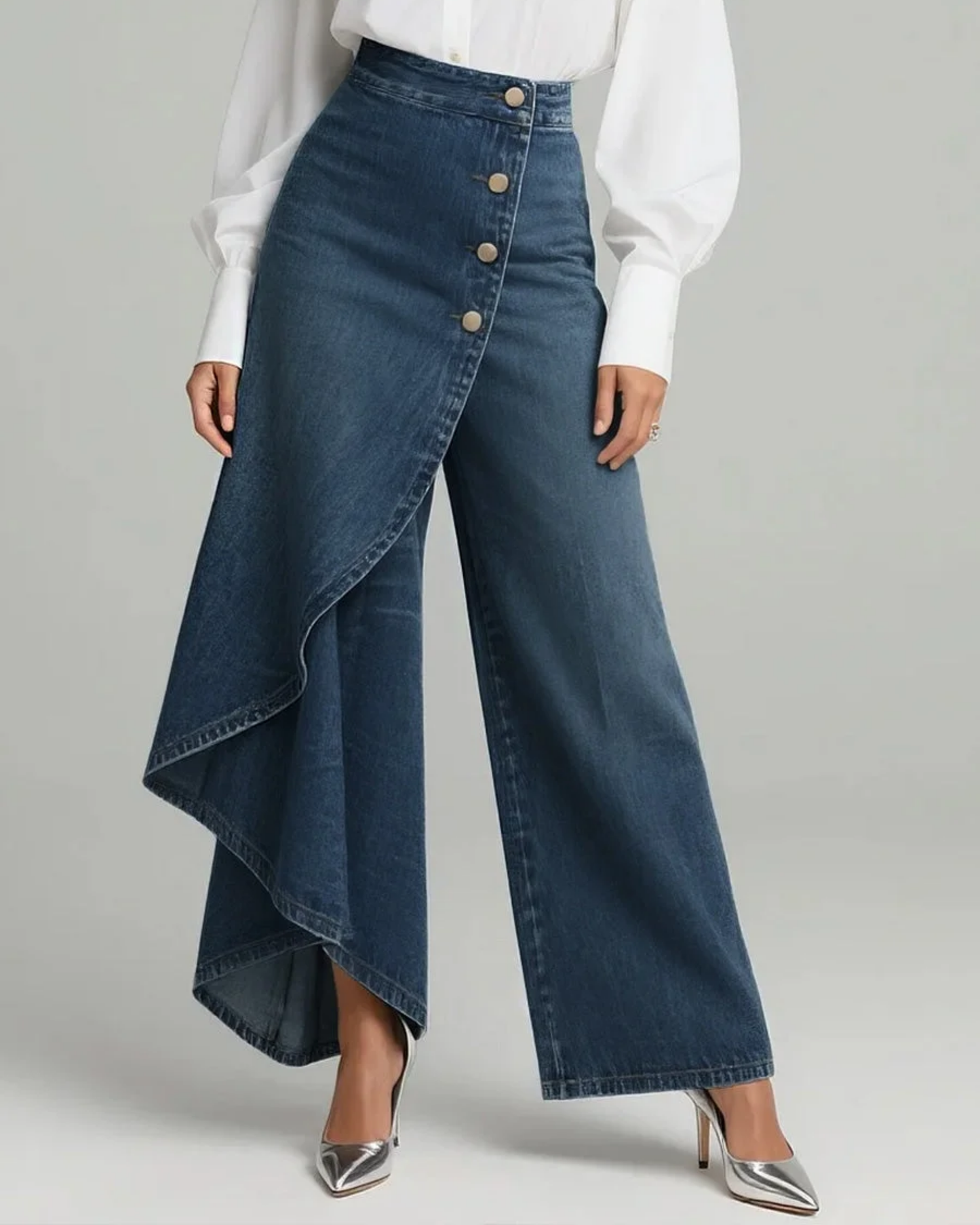 Nanza Denim Wrap Pants