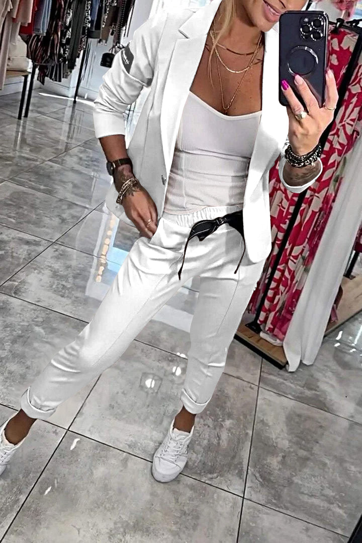 Irenka Chic Two-Piece Blazer Set