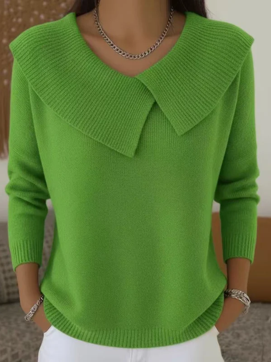 Margaux Elegant Collar Sweater
