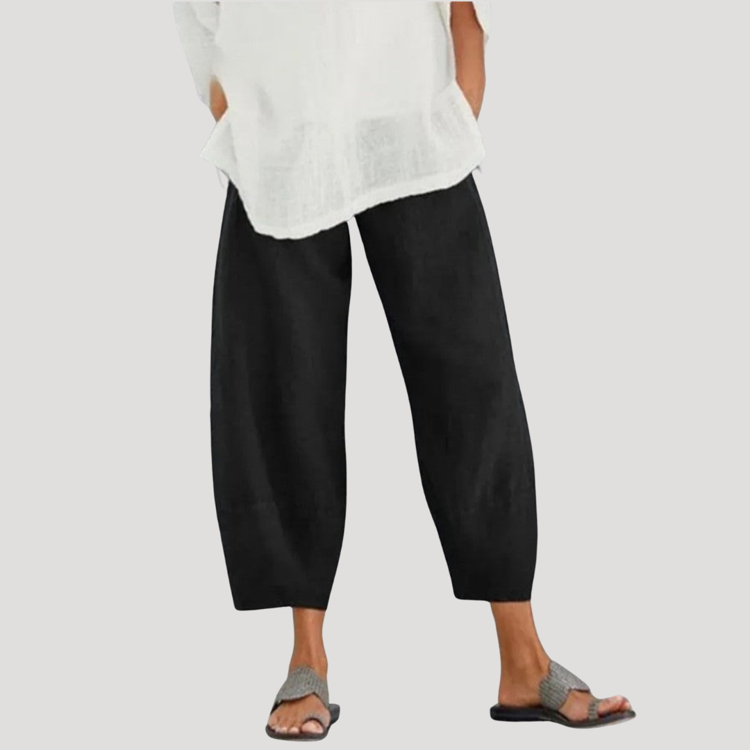 Lightweight Loose Linen Pants for Women - Relaxed Fit