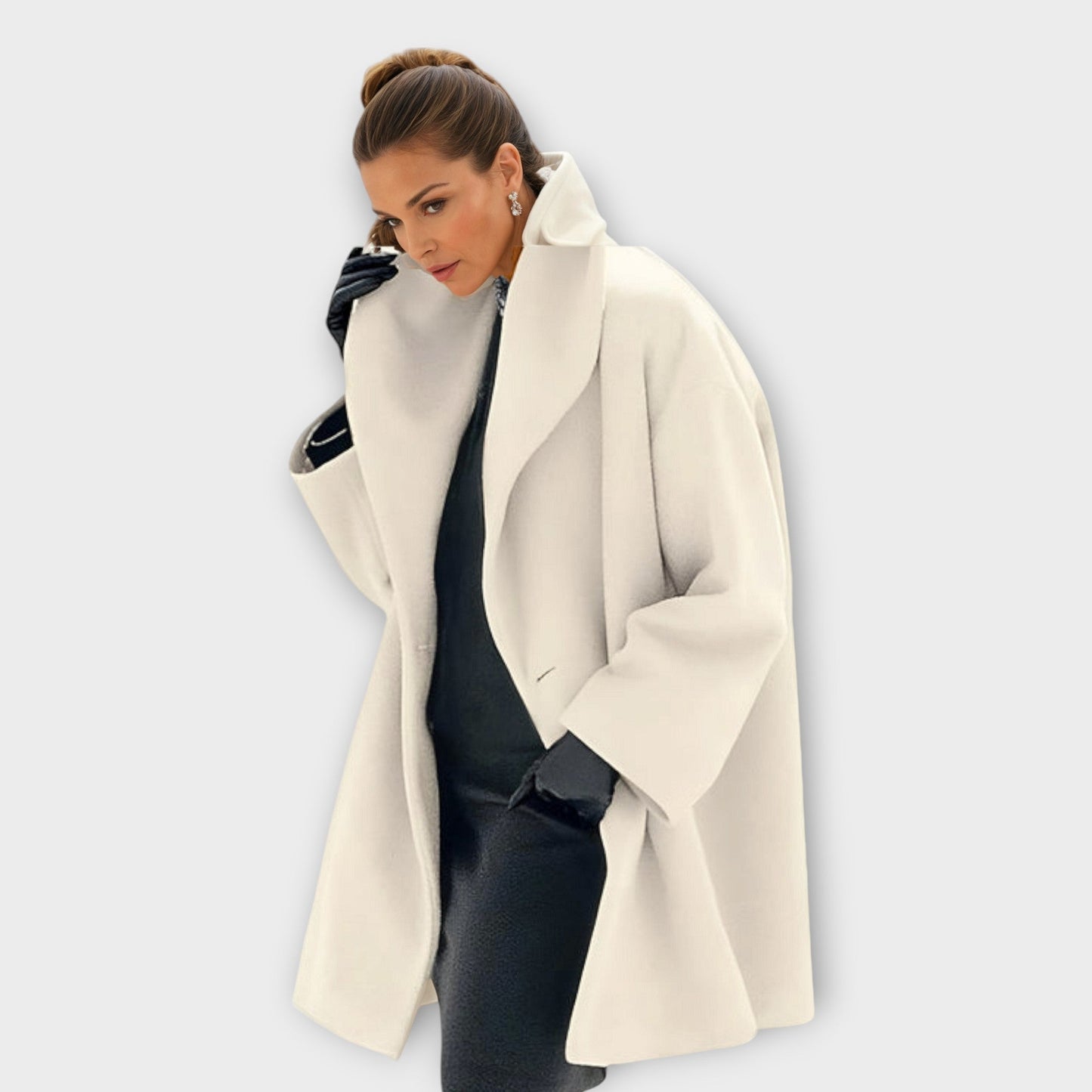 Evelyn Luxe Wrap Coat