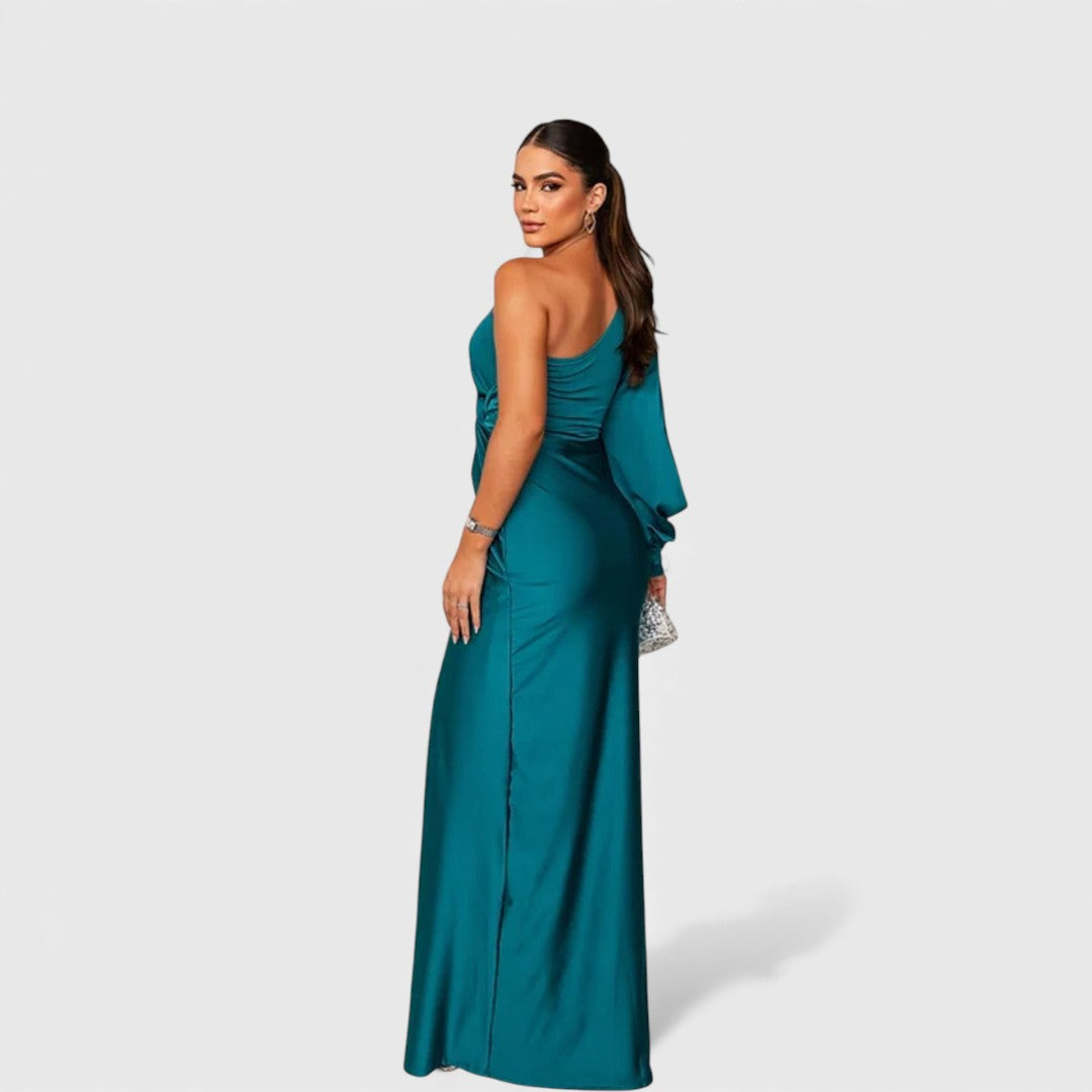Isabella One Shoulder Evening Gown