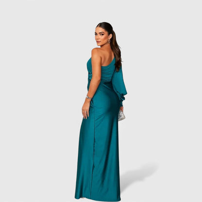 Isabella One Shoulder Evening Gown
