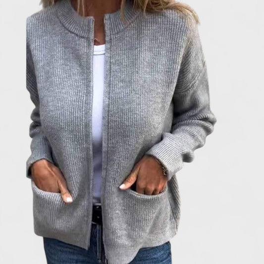 Linara Knit Zip Cardigan
