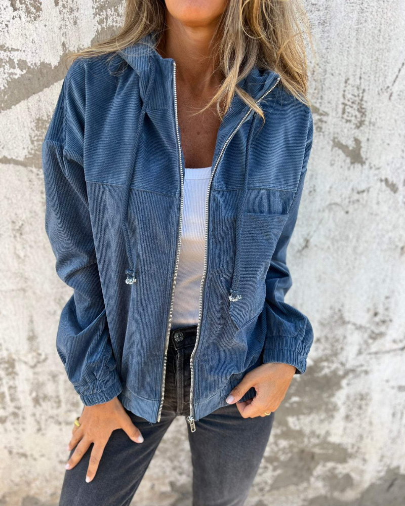 Rosivelle Cord Hood Jacket