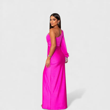Isabella One Shoulder Evening Gown