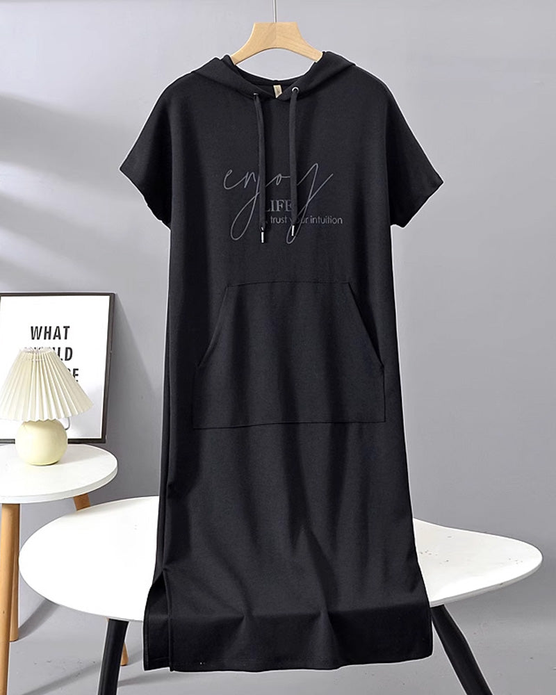 Calivra Cozy Hoodie Dress