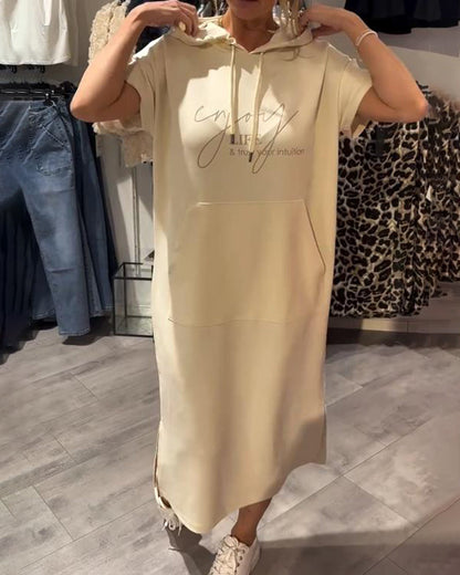 Calivra Cozy Hoodie Dress