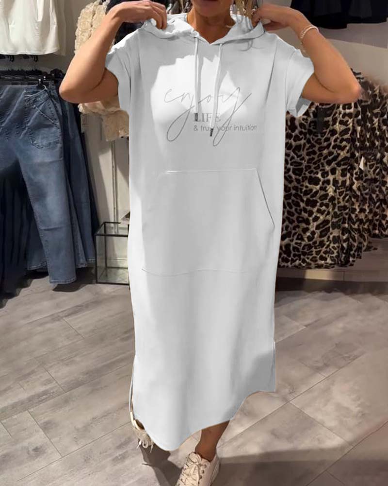 Calivra Cozy Hoodie Dress