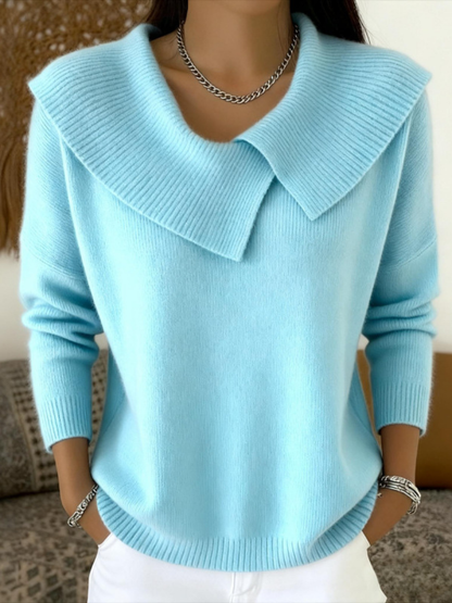 Margaux Elegant Collar Sweater