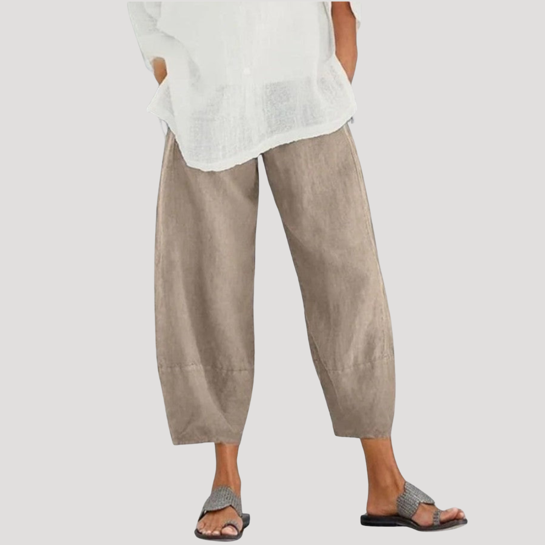 Lightweight Loose Linen Pants for Women - Relaxed Fit