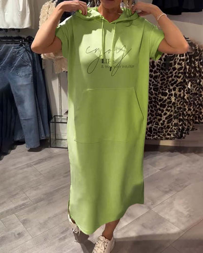 Calivra Cozy Hoodie Dress