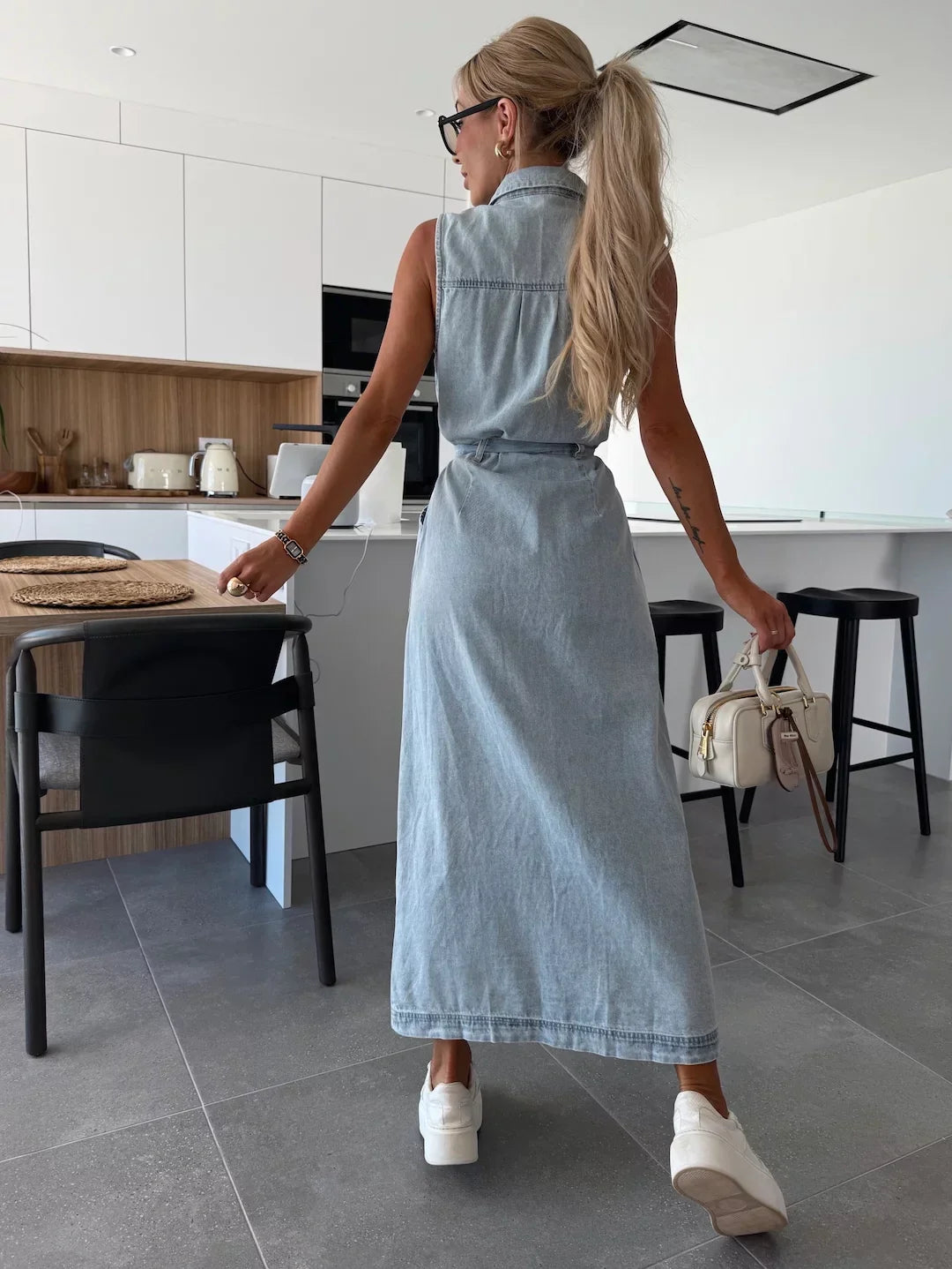 Diane Denim Statement Dress