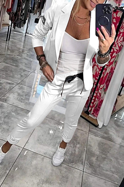 Irenka Chic Two-Piece Blazer Set