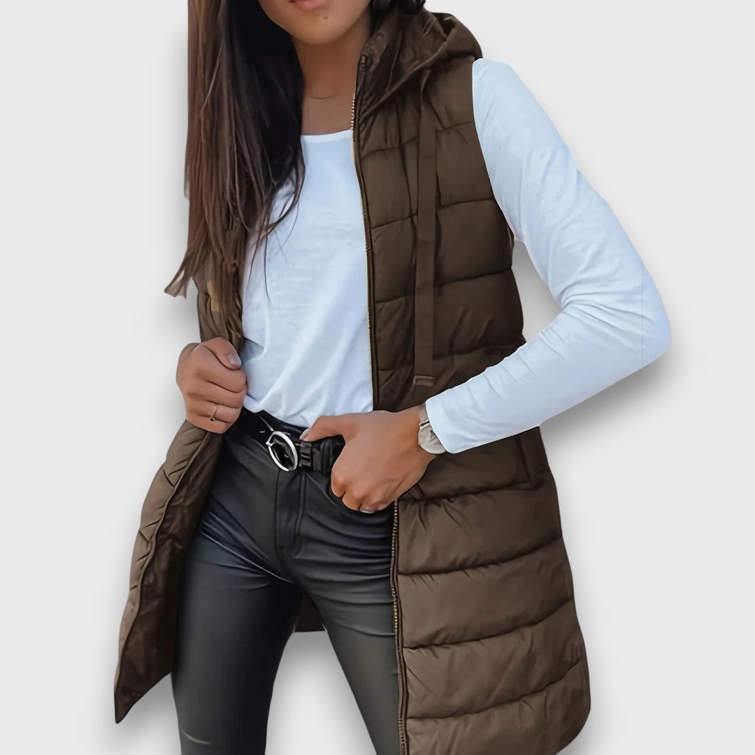 Kaira Hooded Puffer Vest