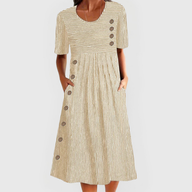 Josipa Casual Button Detail Dress