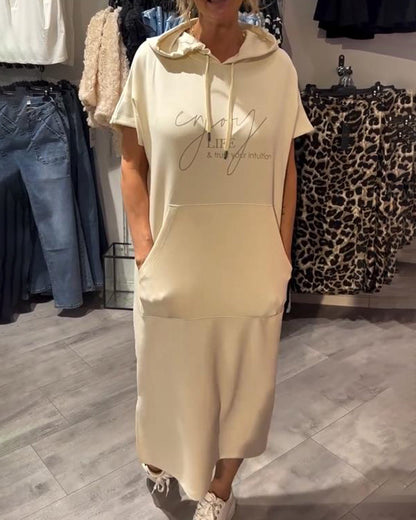 Calivra Cozy Hoodie Dress
