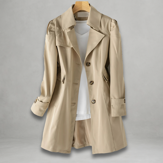 Madeline Classic Button Trench