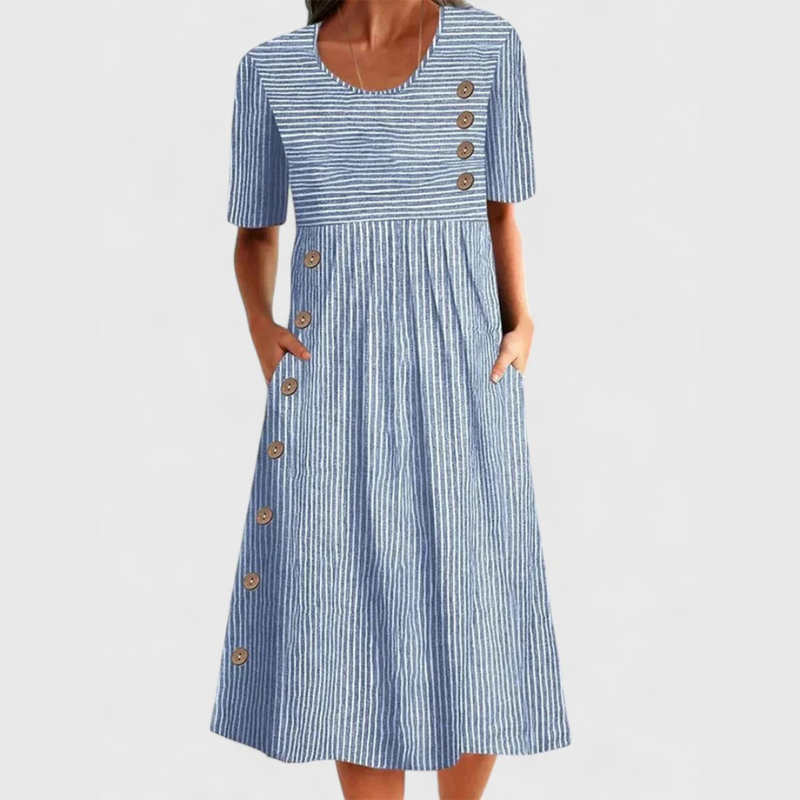 Josipa Casual Button Detail Dress