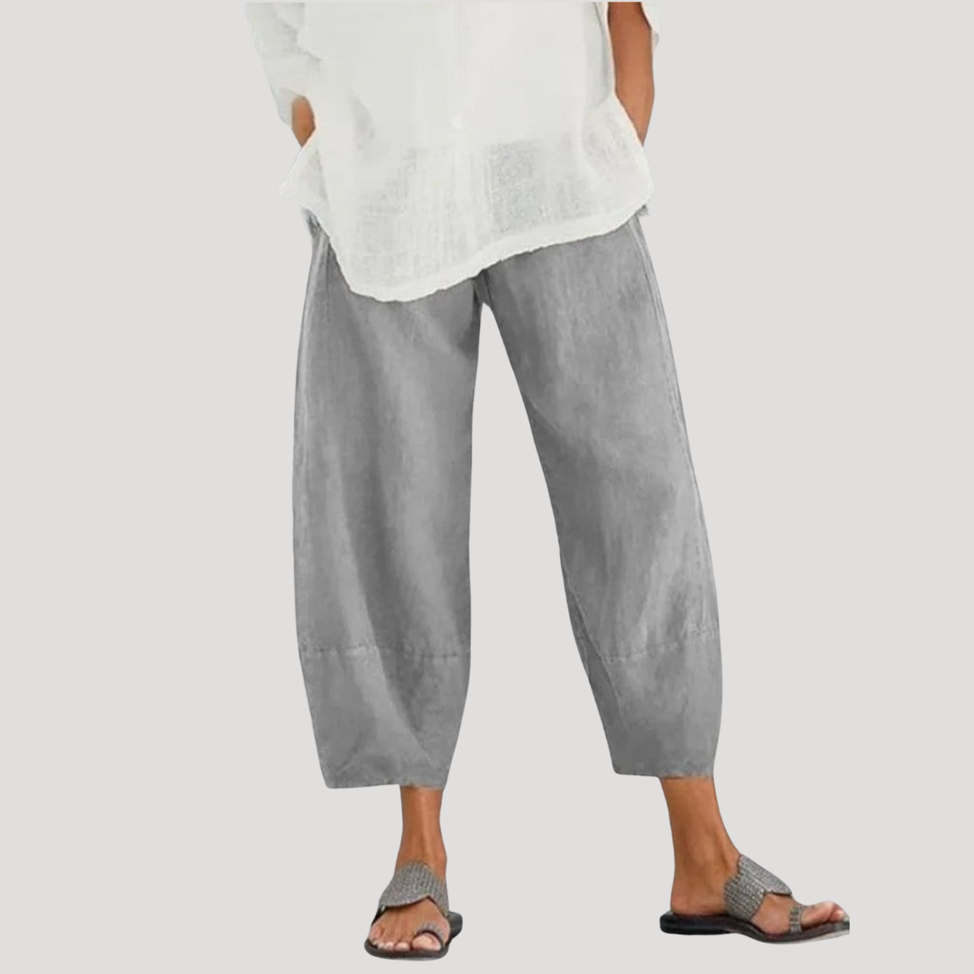 Lightweight Loose Linen Pants for Women - Relaxed Fit
