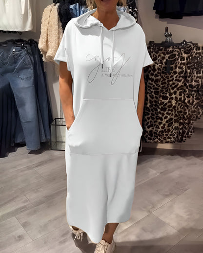Calivra Cozy Hoodie Dress
