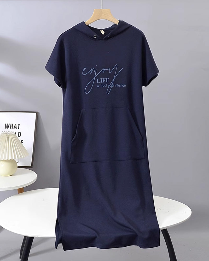 Calivra Cozy Hoodie Dress
