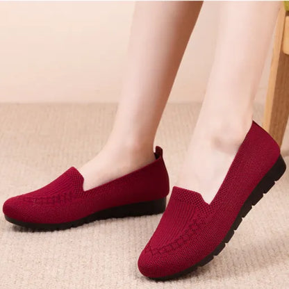 Lenora Cushioned Knit Loafers