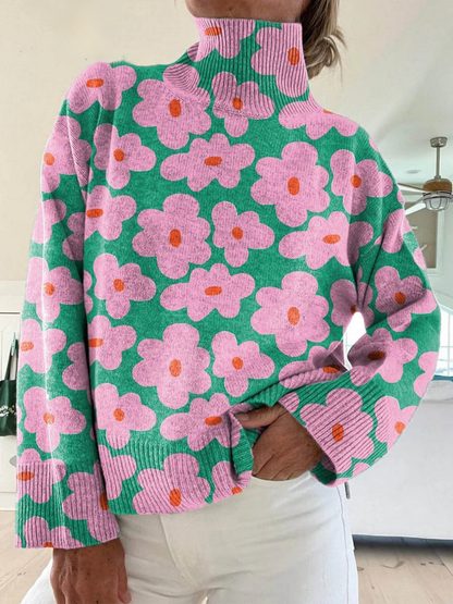 Florienne Bloom Turtleneck Sweater