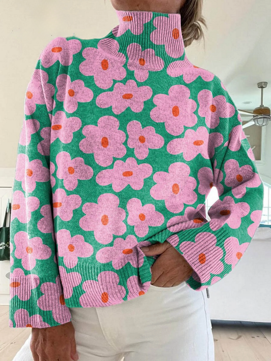 Florienne Bloom Turtleneck Sweater