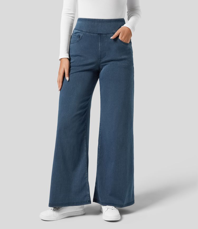 Cambrie High Waist Stretch Pants