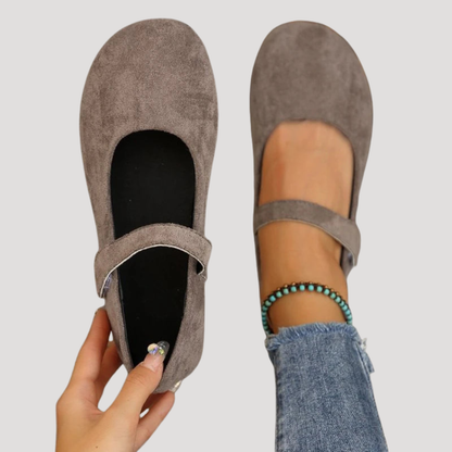Comfortable Women's Ballet Flats with Strap