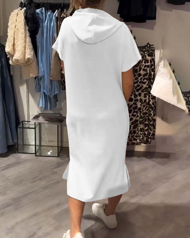 Calivra Cozy Hoodie Dress