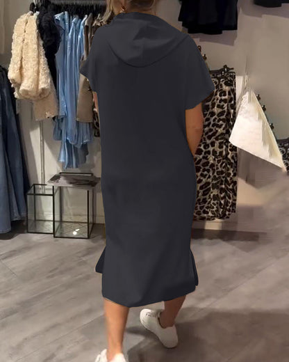 Calivra Cozy Hoodie Dress