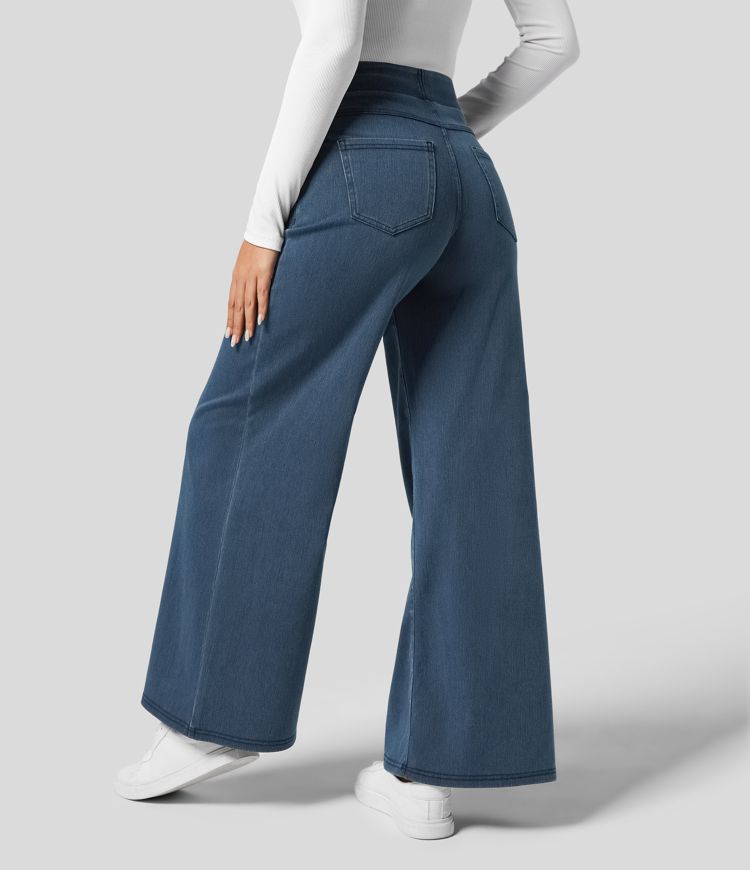 Cambrie High Waist Stretch Pants