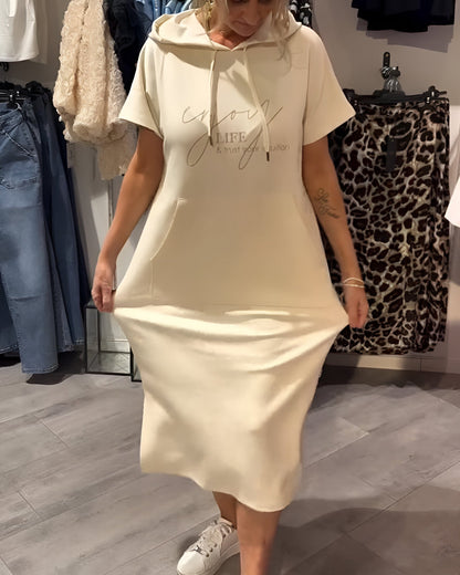 Calivra Cozy Hoodie Dress