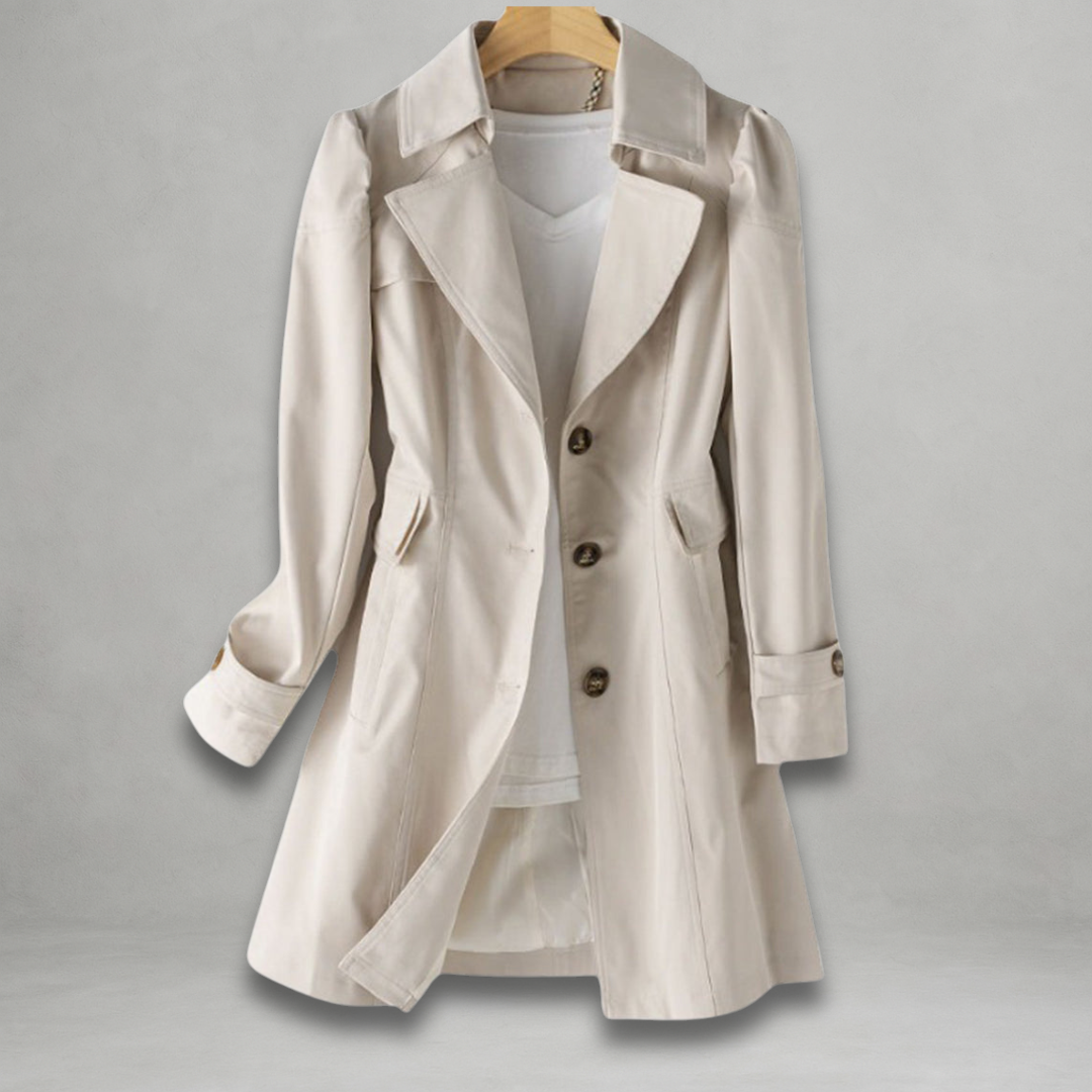 Madeline Classic Button Trench