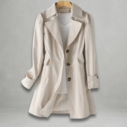 Madeline Classic Button Trench