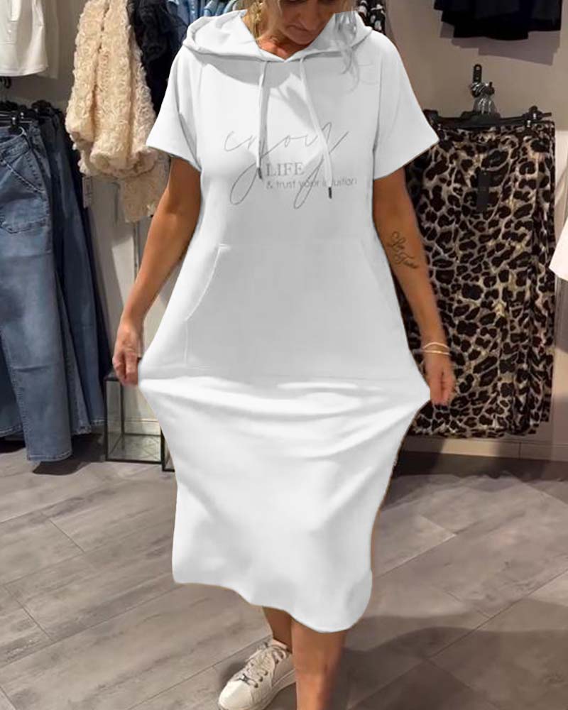 Calivra Cozy Hoodie Dress