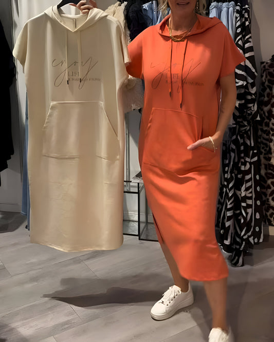 Calivra Cozy Hoodie Dress