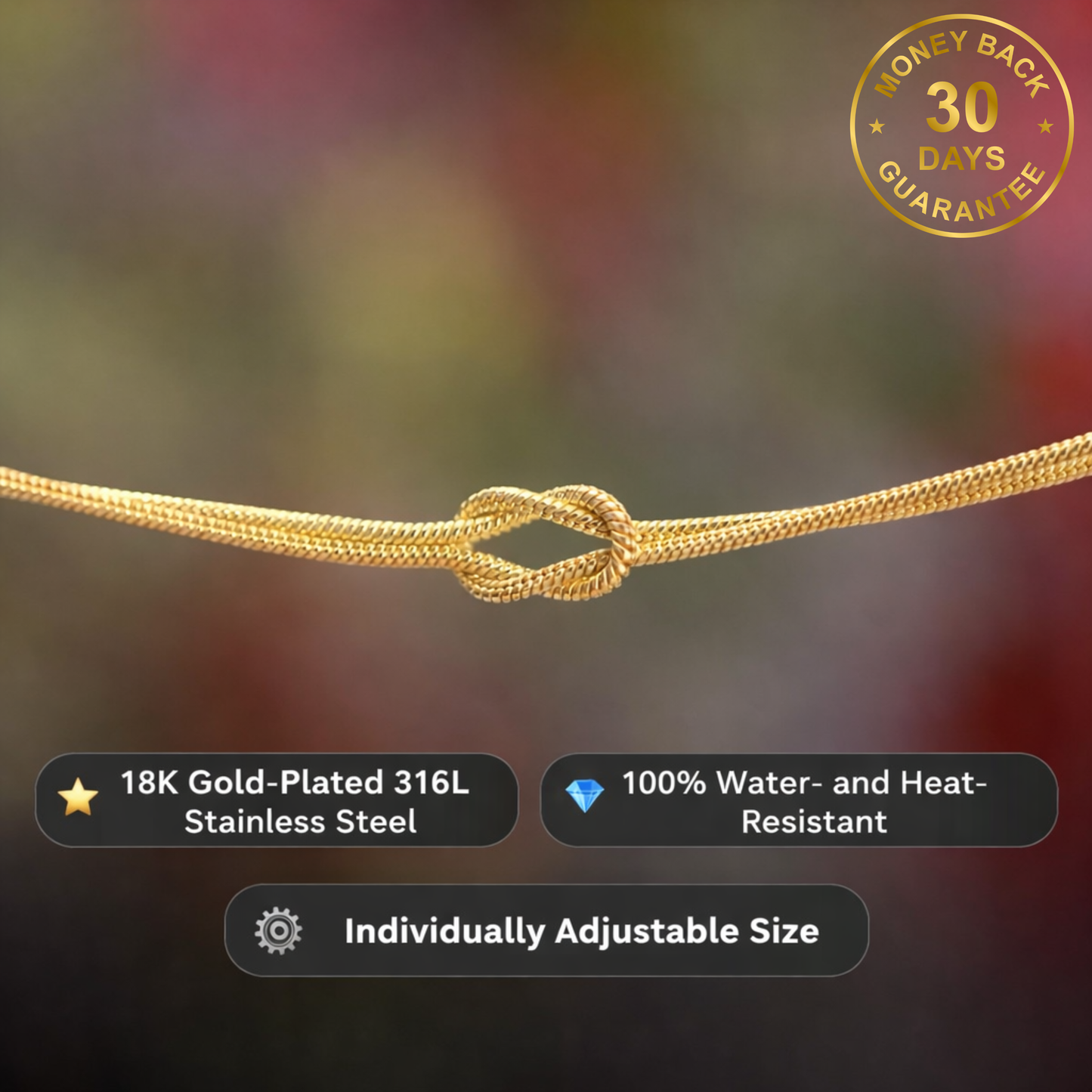 Serelina Knot Chain Bracelet