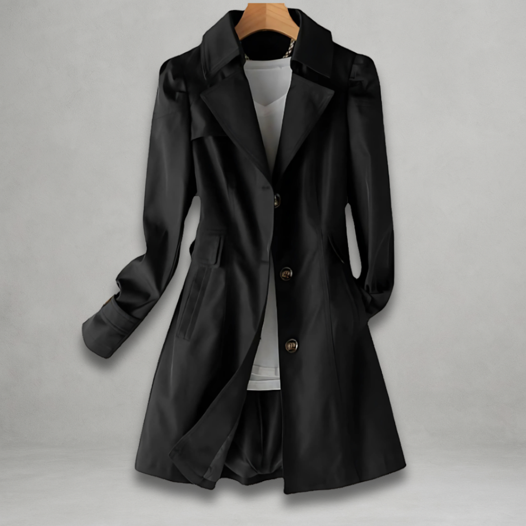 Madeline Classic Button Trench