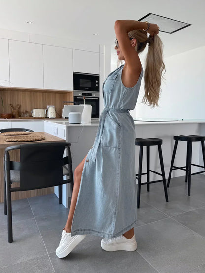 Diane Denim Statement Dress