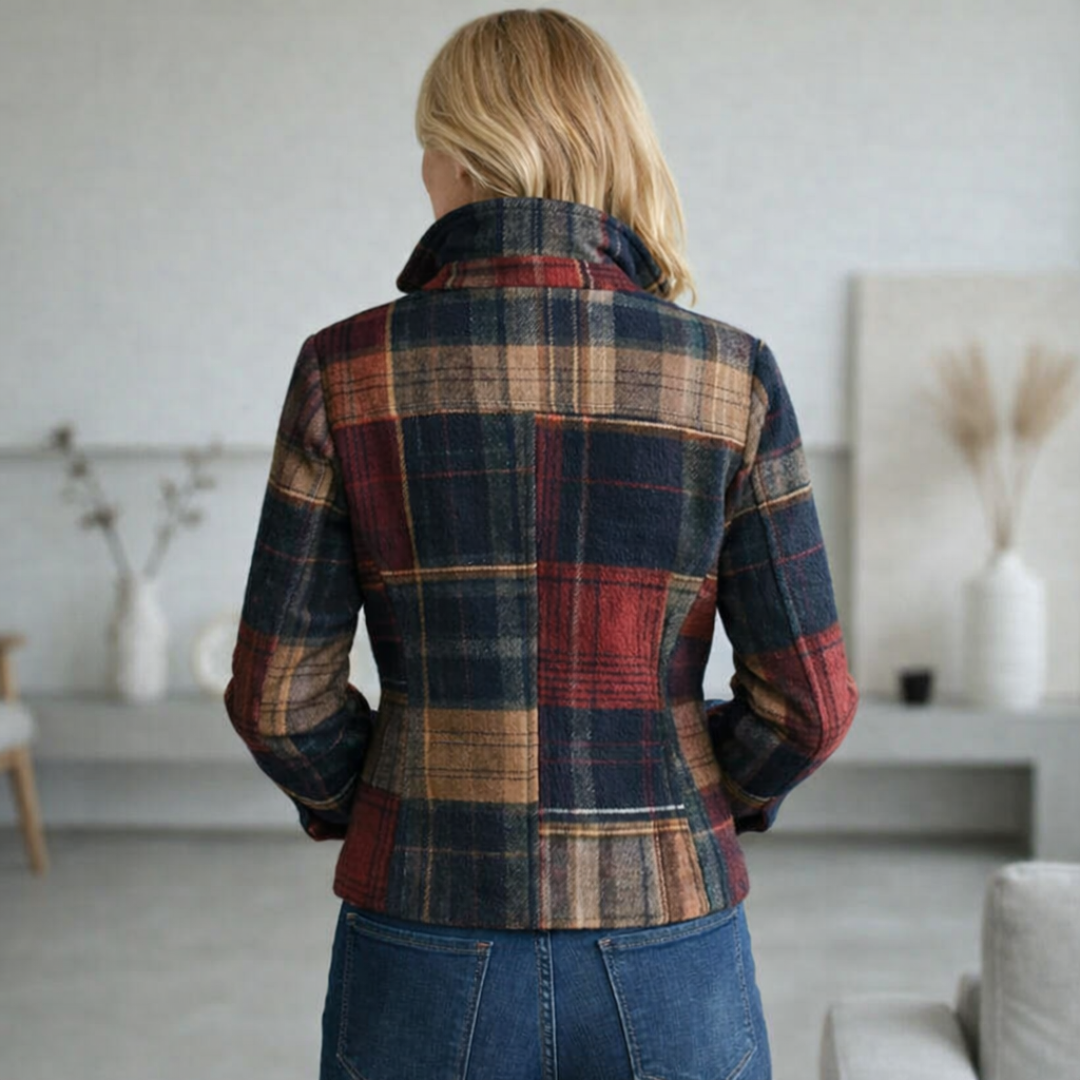 Brianna Plaid Tailored Jacket