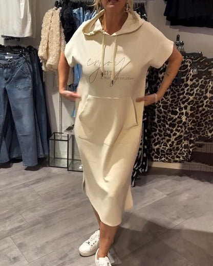 Calivra Cozy Hoodie Dress