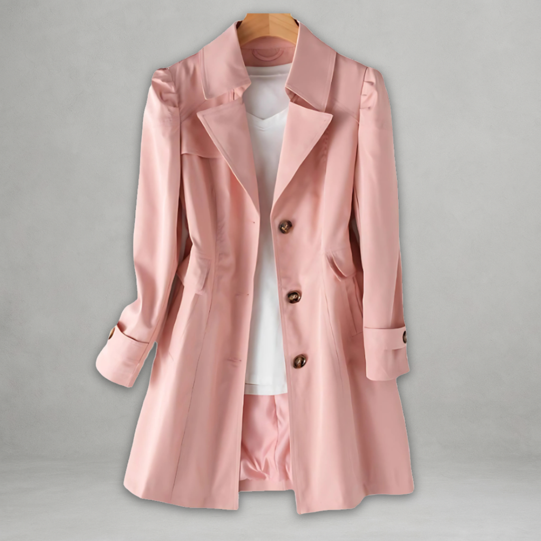 Madeline Classic Button Trench