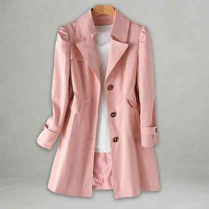 Madeline Classic Button Trench