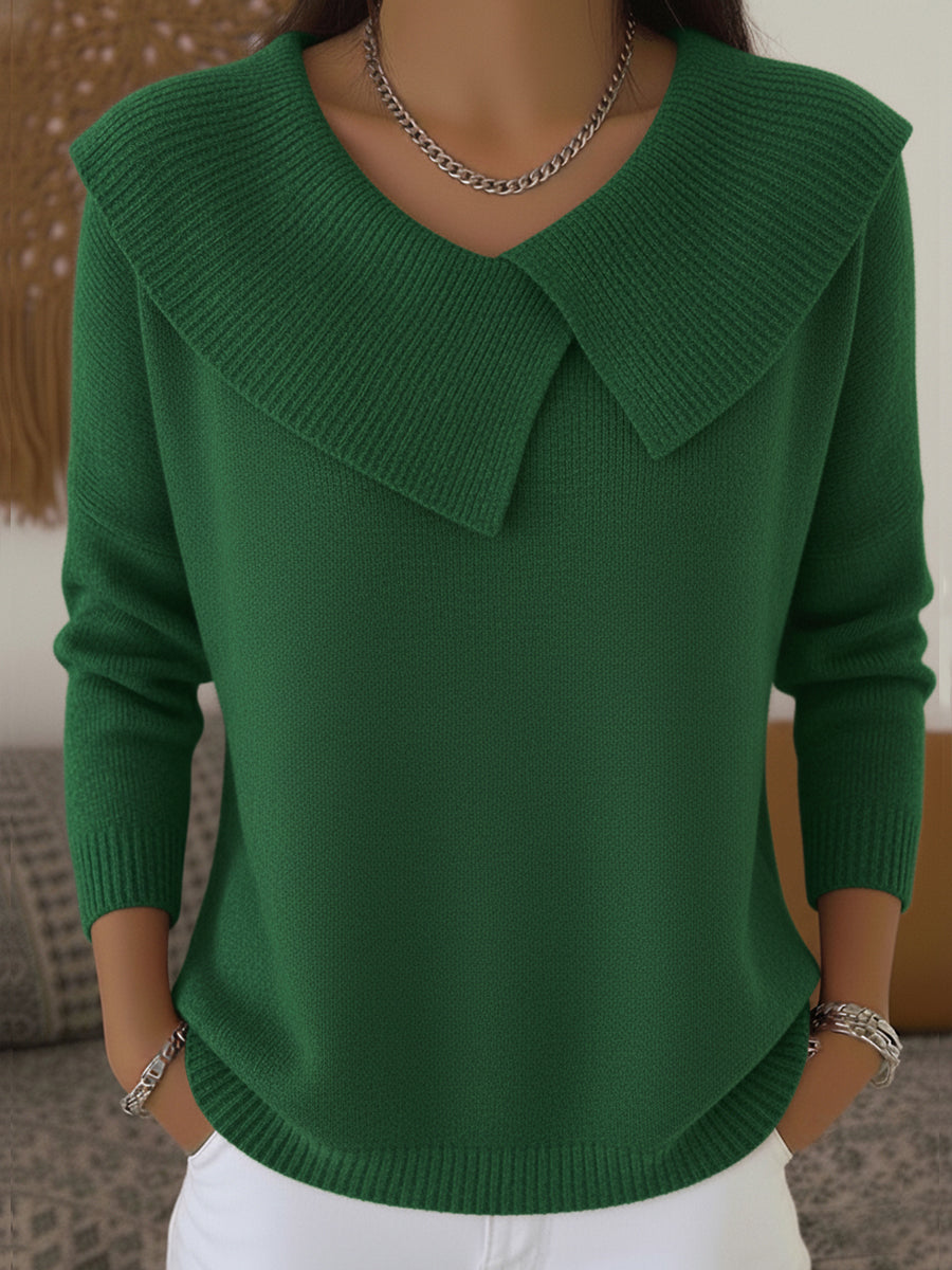 Margaux Elegant Collar Sweater