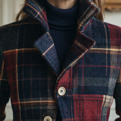 Brianna Plaid Tailored Jacket