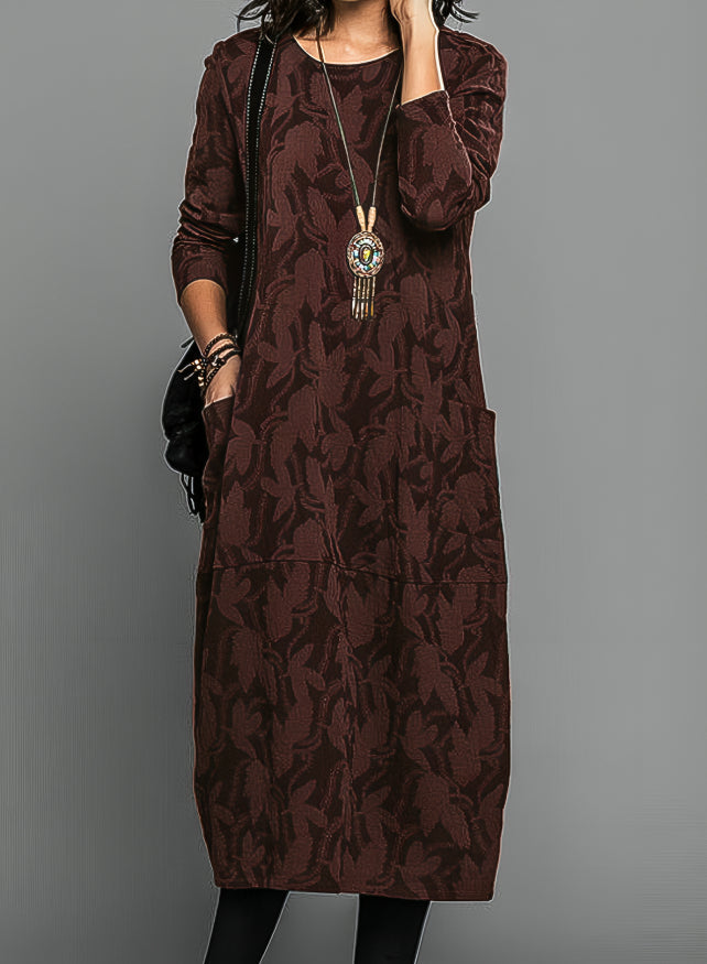 Monroe Botanical Midi Dress