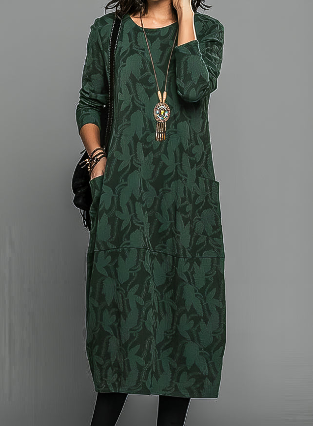 Monroe Botanical Midi Dress